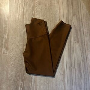 Alo 7/8 High-Waist Airlift Leggings Cinnamon Brown Small